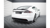 Splitter Tesla Model S Plaid I Facelift Rear Central with Diffuser v.1