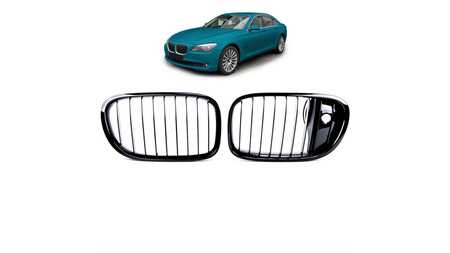 Grill BMW 7 F01 F02 F03 F04 pojedyncze żeberka Gloss Black
