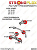 Front suspension bush kit SPORT