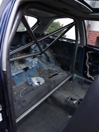 Bolt-in Half Roll Cage Fiat Punto 2 Black