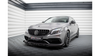 Splitter Mercedes-Benz C W205 C63 Facelift Front Pro + flaps Black-Red
