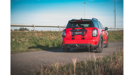 Splitter Mini Countryman II F60 JCW Tył Boczne Gloss Black