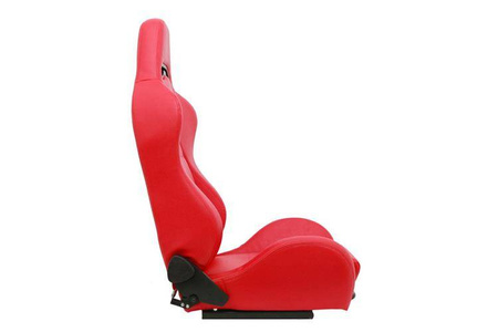 Racing seat DRAGO PVC Red