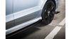 Diffuser Audi A3 8V S-Line Side Skirts Street Pro Black-Red + Gloss Flaps