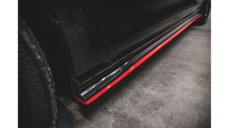 Diffuser Volkswagen Golf 7 GTI TCR Side Skirts Red