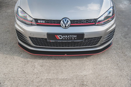 Splitter Volkswagen Golf 7 GTI przód Racing Durability Black