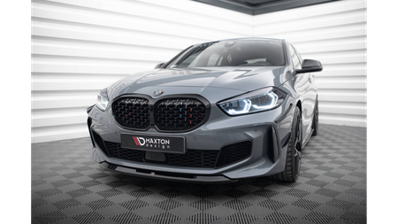 Front Splitter V.2 for BMW 1 F40 M-Pack/ M135i Gloss Black