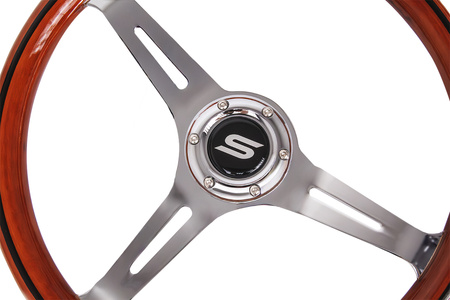 Steering wheel 380mm Wood 