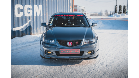 Splitter Honda Accord VII Type-S Front v.3 Gloss Black
