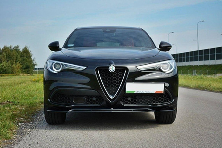 Splitter Alfa Romeo Stelvio Front v.2 Gloss Black