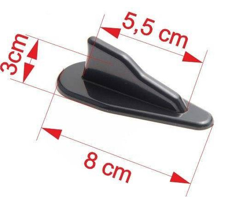 Shark Shark Fin on the Roof Door Rack Type 3 Black