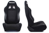 Racing seat RAPID Bride Velvet Black