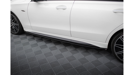 Diffuser Mercedes-Benz C 43 AMG W206 Side Skirts Gloss Black