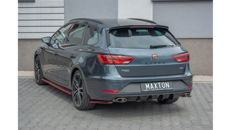 Przedłużenie Spoilera Seat Leon Mk3 Cupra ST Facelift Gloss Black