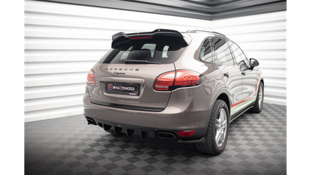 Przedłużenie Spoilera Porsche Cayenne II Gloss Black