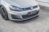 Splitter Volkswagen Golf 7 GTI przód Racing Durability Black