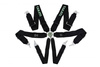 Racing seat belts 6p 3" Black Takata Replica