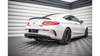 Splitter Mercedes-Benz C 63AMG Aero Pack C205 Facelift Rear Central with Diffuser Gloss Black