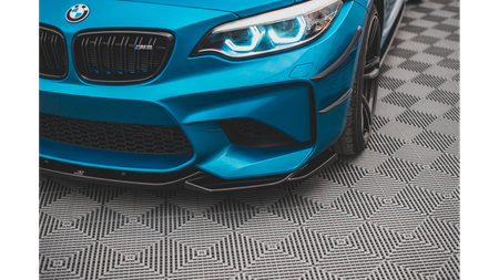 Splitter BMW 2 F87 M-Pack przód v.3 Gloss Black