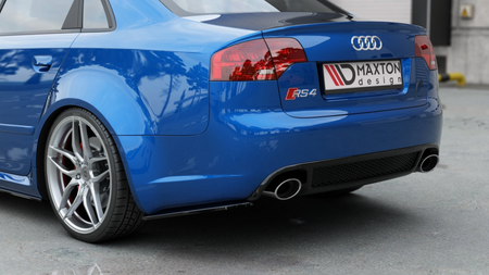 Splitter Audi RS4 B7 Tył Boczne v.1 Gloss Black