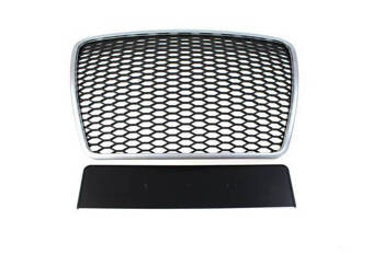 Grill Audi A6 C6 Facelift RS-Style Matt Silver-Black