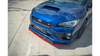 Splitter Subaru WRX STI Front v.3 Gloss Black + Red
