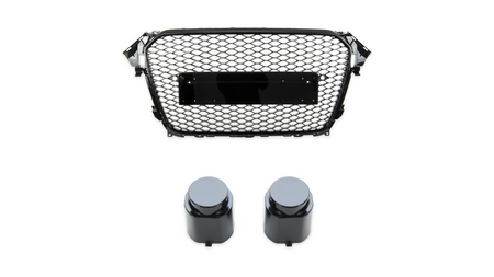 Grill Audi A4 B8 Facelift Gloss Black