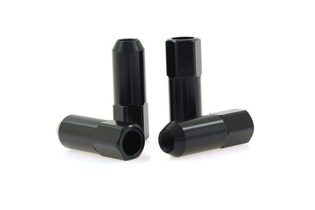 Wheel lug nuts JBR 60mm M12 x1,25 Black