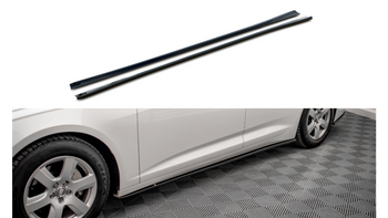 Diffuser Audi A6 C8 Side Skirts Gloss Black
