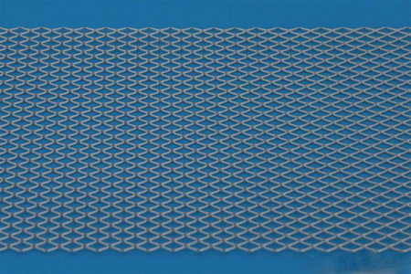 ALU mesh grill Diamond Silver 120x20cm 12x7mm