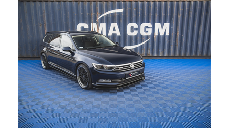 Splitter Volkswagen Passat B8 przód v.2 Gloss Black