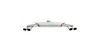 Exhaust Muffler Silencer suitable for AUDI A3 (8V) Saloon 2013-2019