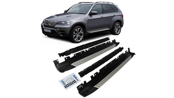 Side Steps BMW X5 E70 Aluminium Black