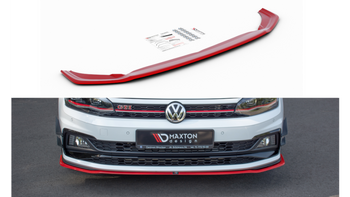 Splitter Volkswagen Polo VI GTI przód v.2 Red