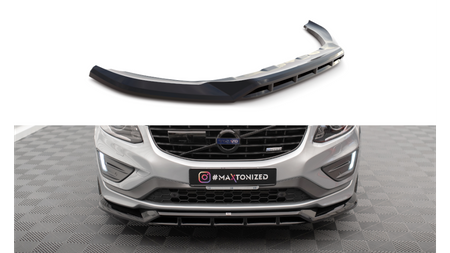 Splitter Volvo XC60 R-Design I Facelift Front Gloss Black