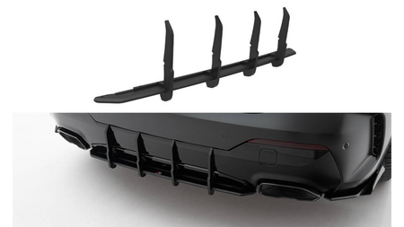 Diffuser BMW 3 G22 G23 Rear Street Pro Black-Red