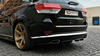 Splitter Jeep Grand Cherokee WK2 Summit Facelift Tył Środkowy z Dyfuzorem Gloss Black