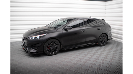 Dokładka Kia ProCeed I GT Facelift Ceed GT III Facelift Progi Street Pro Black + Gloss Flaps