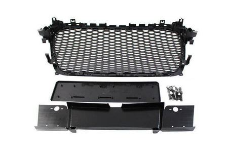 Grill Audi A4 B8 RS-Style Gloss Black PDC