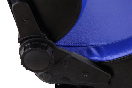 Racing seat MONZA PVC Blue