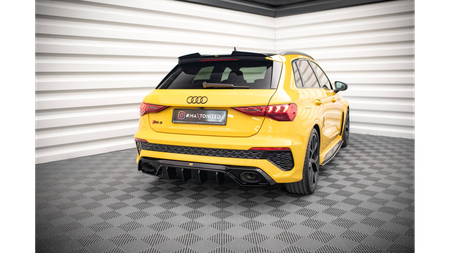 Diffuser Audi RS3 8Y Rear Valance Gloss Black