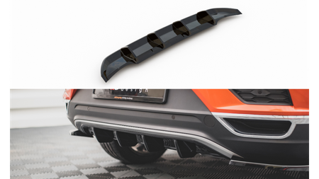 Diffuser Volkswagen T-Roc Rear Valance Gloss Black