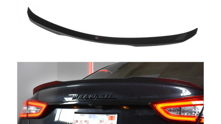 Spoiler Maserati Quatroporte VI Rear Gloss Black