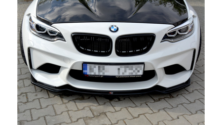 Splitter BMW 2 F87 M-Pack Przód Gloss Black