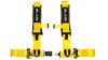 Racing seat belts Slide V2 YELLOW 4P 3" E4