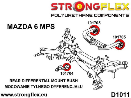 Tuleja tylnego dyferencjału - tylna