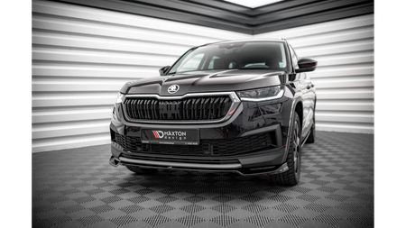 Front Splitter V.2 Skoda Kodiaq Mk1 Facelift Gloss Black