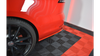 Splitter Volkswagen Golf 7 Facelift R Variant Tył Boczne v.2 Red