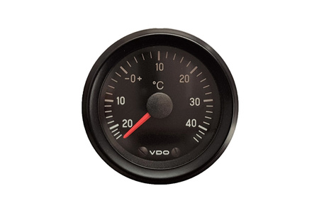 Zegar VDO 52mm - Exterior temperature -25/+40C 12V CV