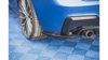Splitter BMW 1 F20 M-Pack Tył Boczne v.2 Gloss Black